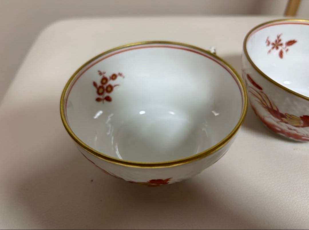 未使用近極美品　リチャードジノリ レット コック カップ&ソーサー