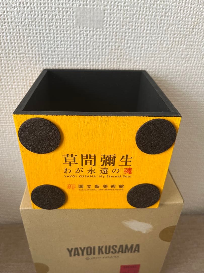 美品 草間彌生 展 かぼちゃ 展示用オブジェ YAYOI KUSAMA