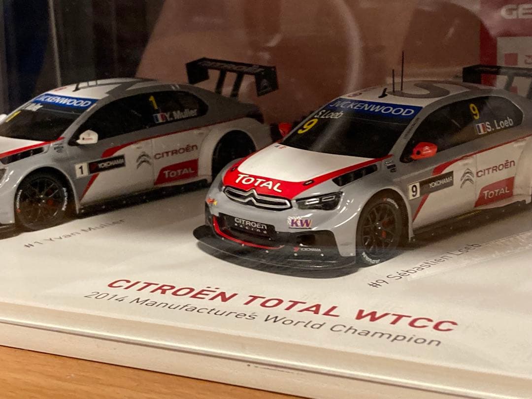 【希少】1/43 spark シトロエン TOTAL WTCC 3台set