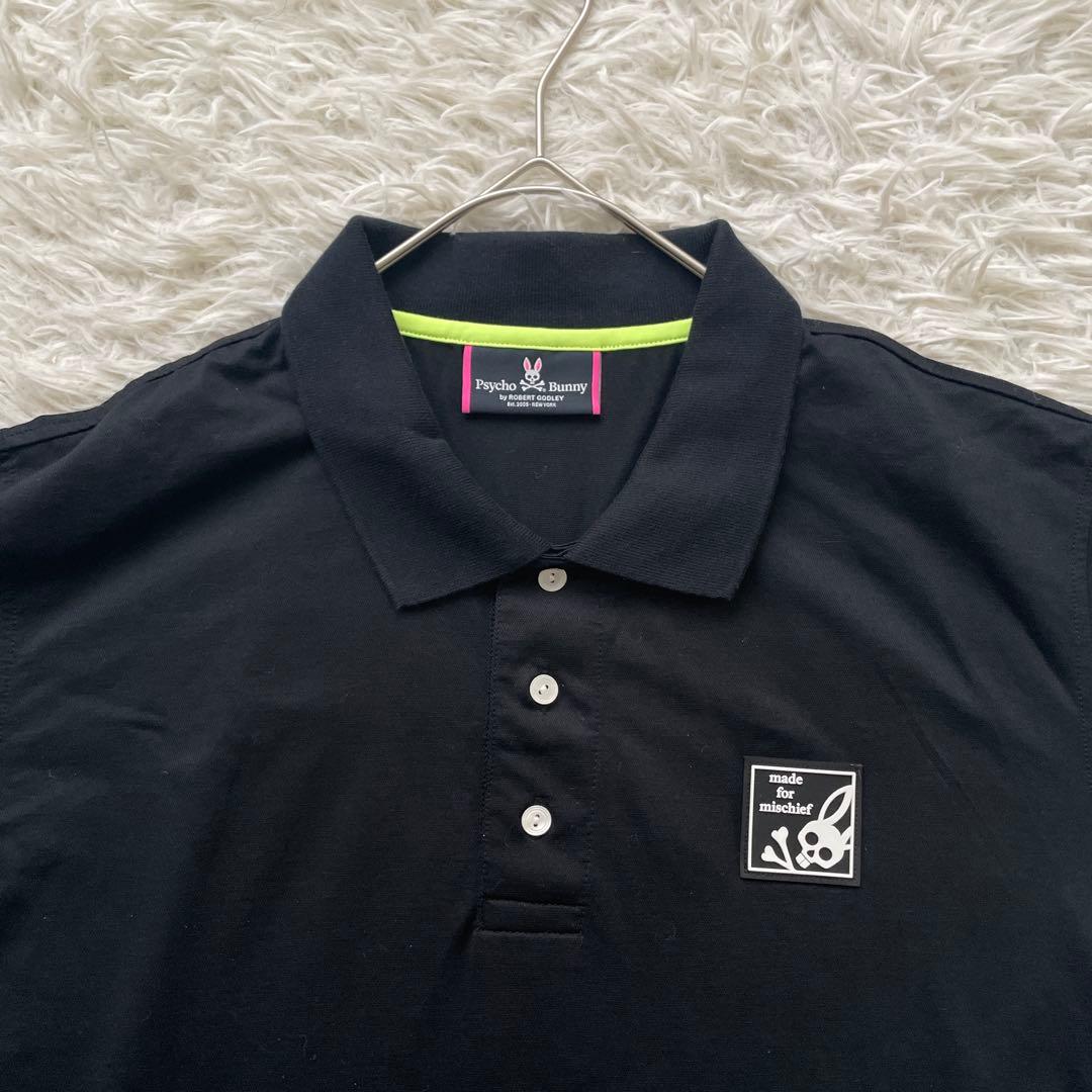 Psycho Bunny 刺繍　半袖　ポロシャツ　洗える　大きいサイズ