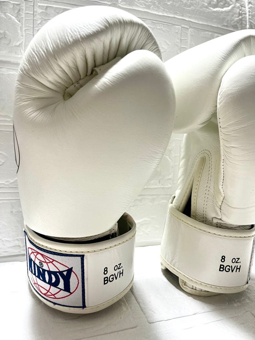 【中古品】WINDY ウィンディボクシンググローブ 8oz ホワイト　白