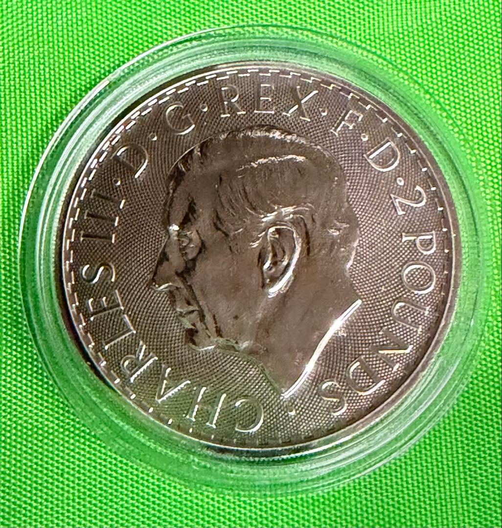 ブリタニア銀貨 2026年 1オンス 999純銀　保証書付きクリアケース付き