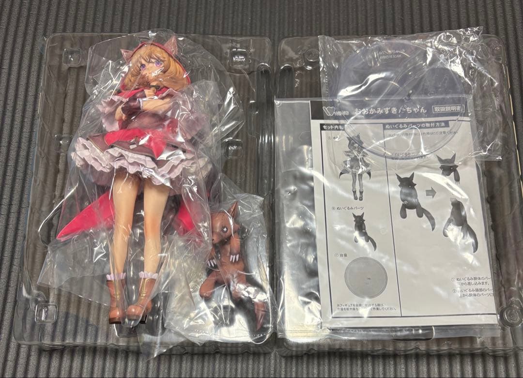 ウィング　おおかみずきんちゃん　フィギュア　しゅがお氏イラスト　オオカミ