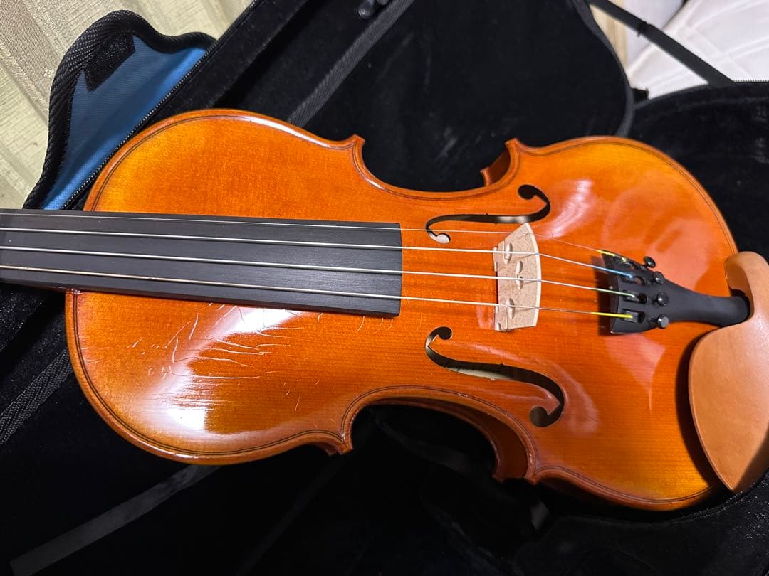 ★値下げ中★Carlo giordano VS-2 4/4 バイオリン水色ケース