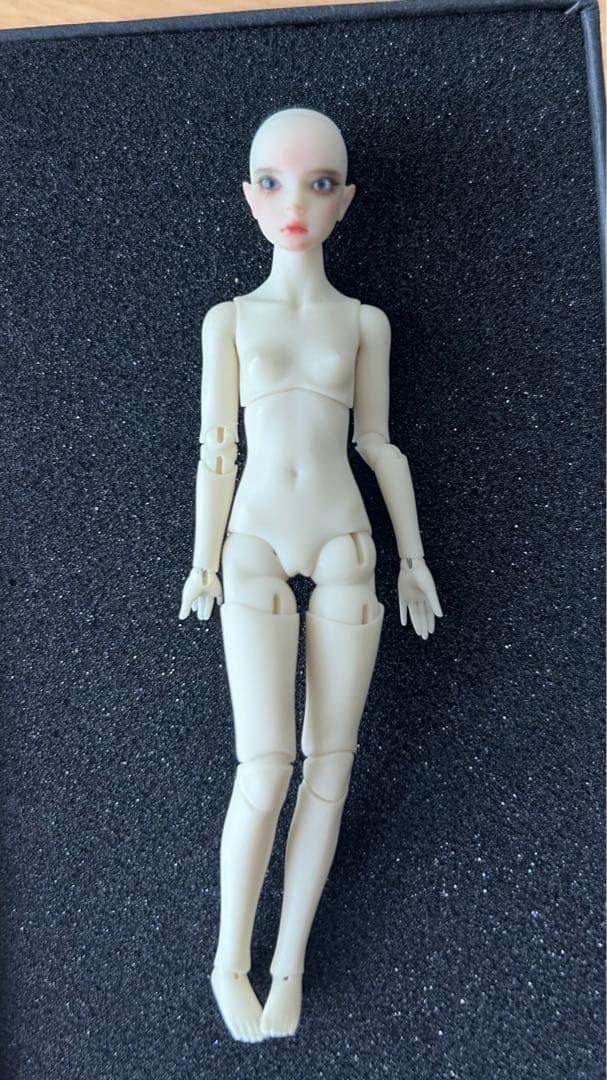 中国産　ミニbjdドール　少女12cm 2体