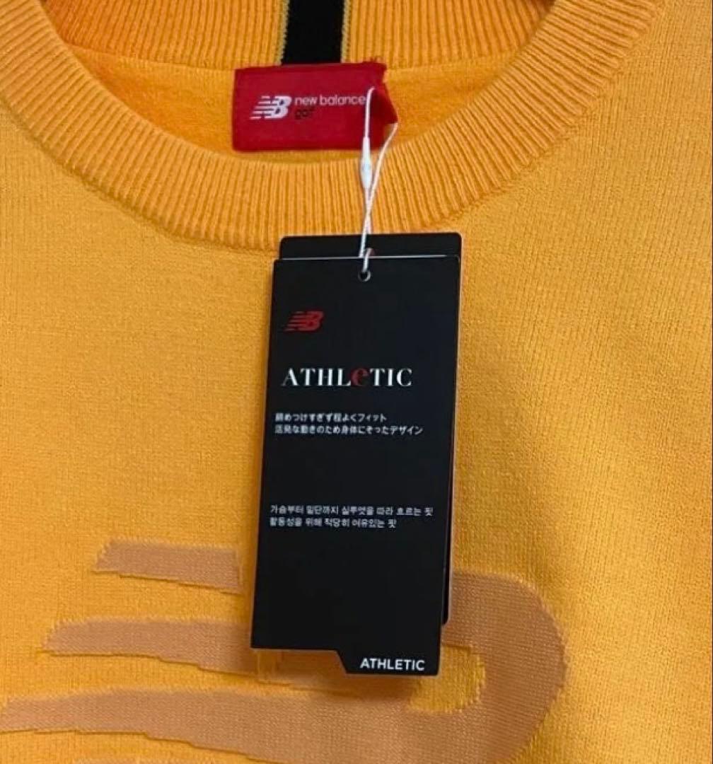 new balance ATHLETIC オレンジセーター(M)