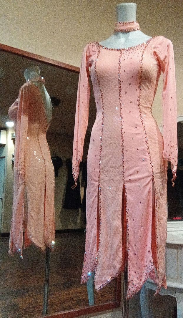 社交ダンス　ドレス　衣装　チャコット　Chacott　ラテンドレス　ワンピース