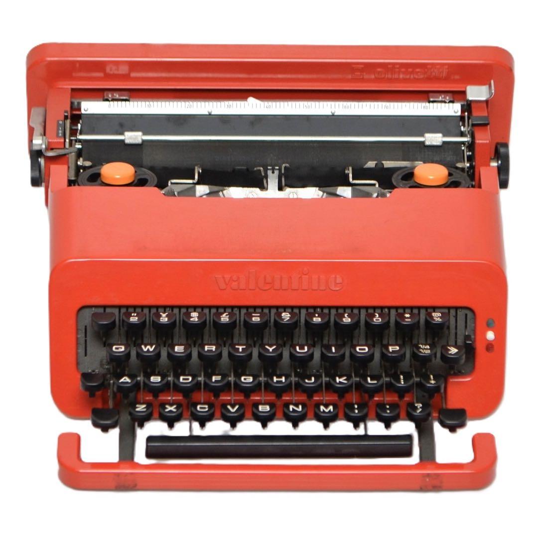 限定品 オリベッティ タイプライター バレンタイン 赤いバケツ Olivetti