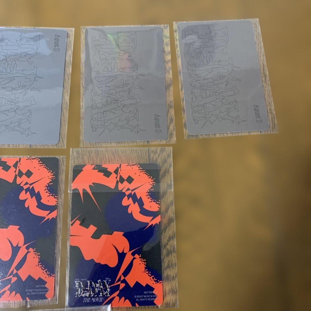 BTS ユンギ　SUGA トレカ　d-day agust ムービー　シュガ