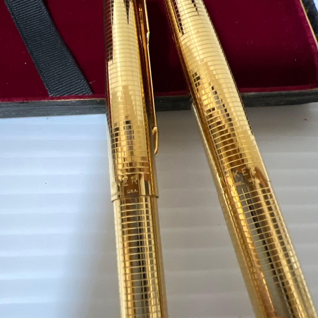 や*ぎ様 Parker 75 万年筆・ボールペンセット