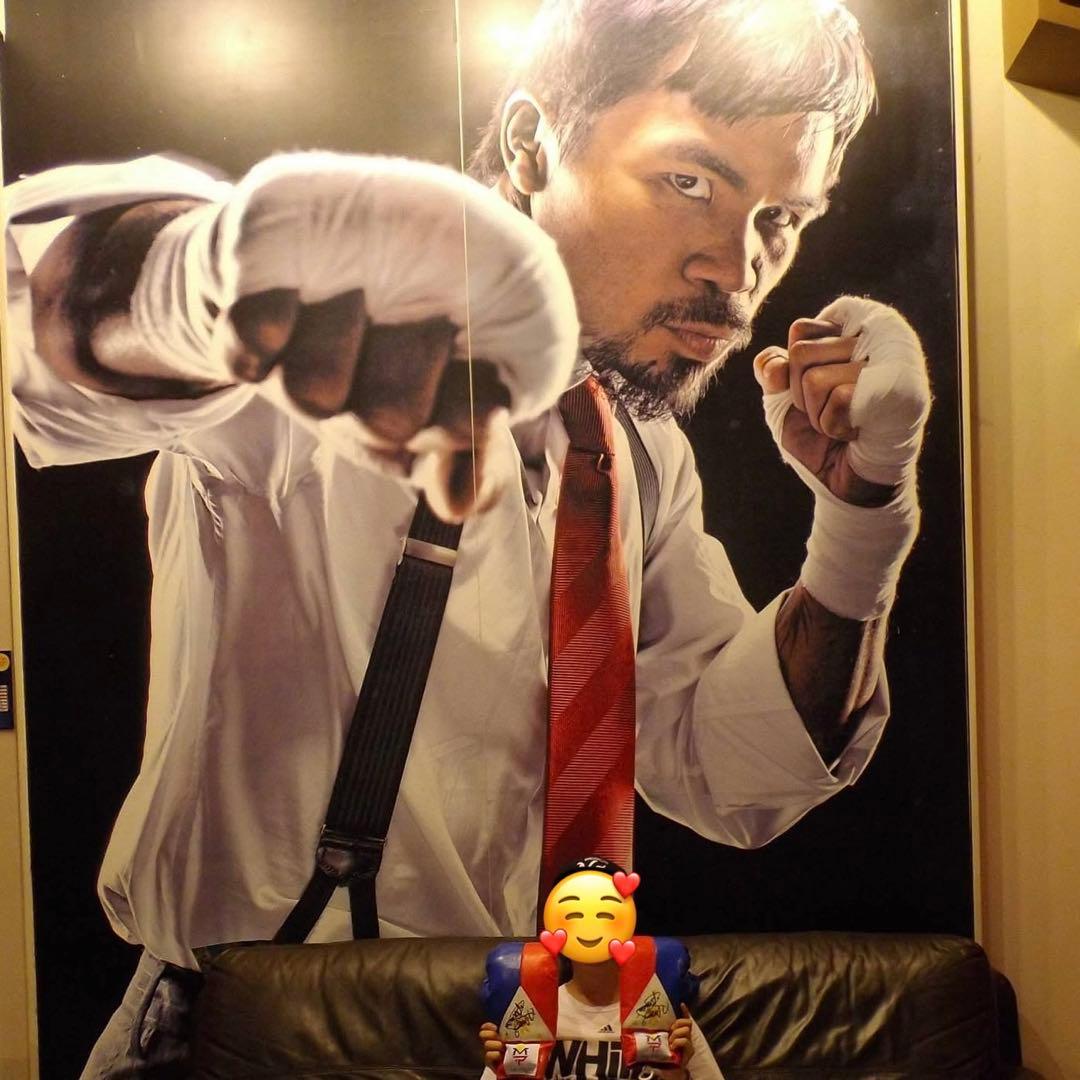 本物 インスク入り パッキャオ　直筆サイン入り　グローブ