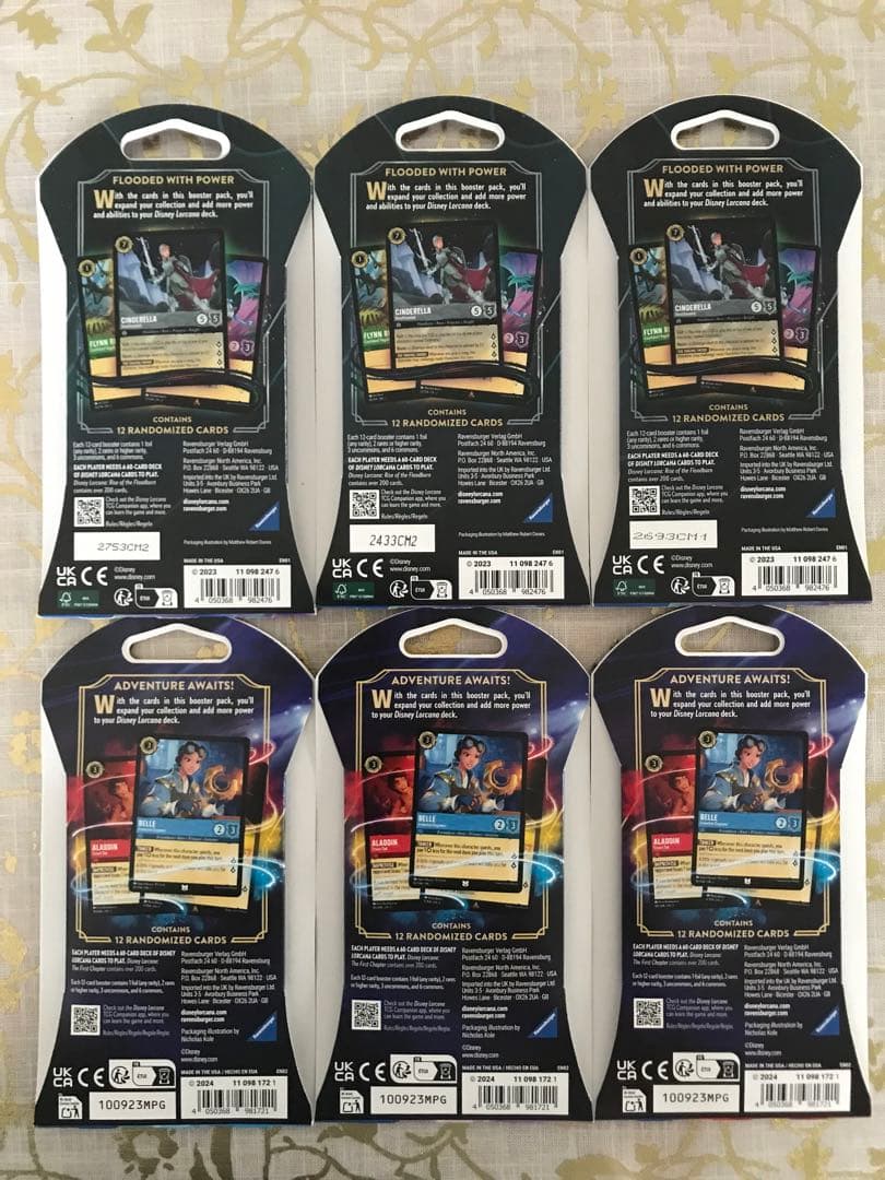 ディズニー ロルカナLorcana ブースターパック 6パックセット