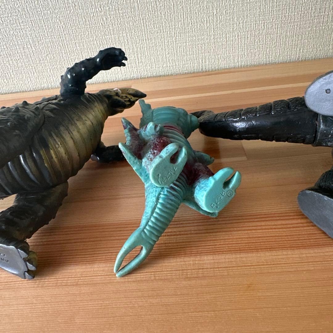 昭和レトロ　当時物　怪獣フィギュア 3体セット