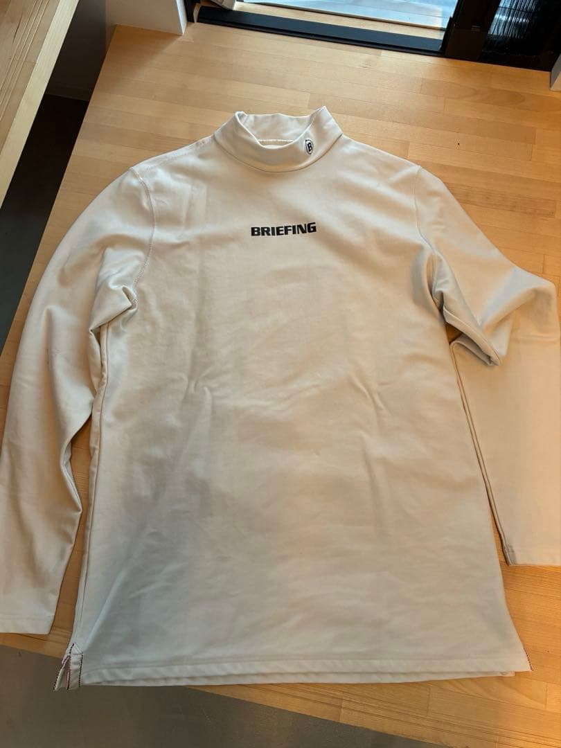 BRIEFING モールネックロングスリーブシャツ Lサイズ裏起毛
