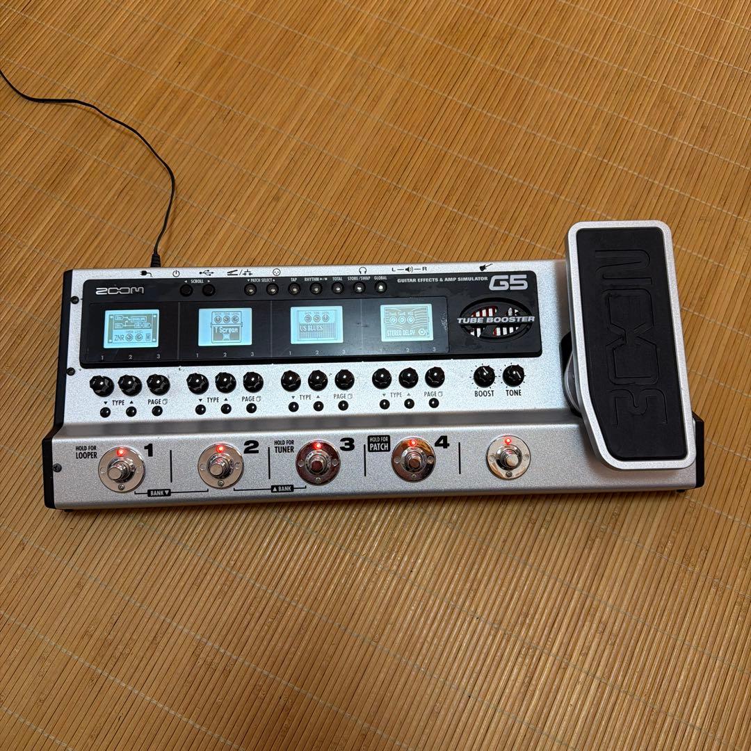 Zoom G5 マルチエフェクター　動作確認済み　おまけシールド付き