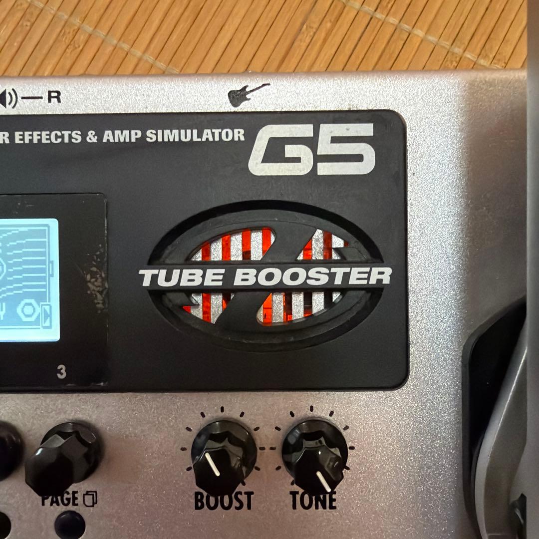 Zoom G5 マルチエフェクター　動作確認済み　おまけシールド付き