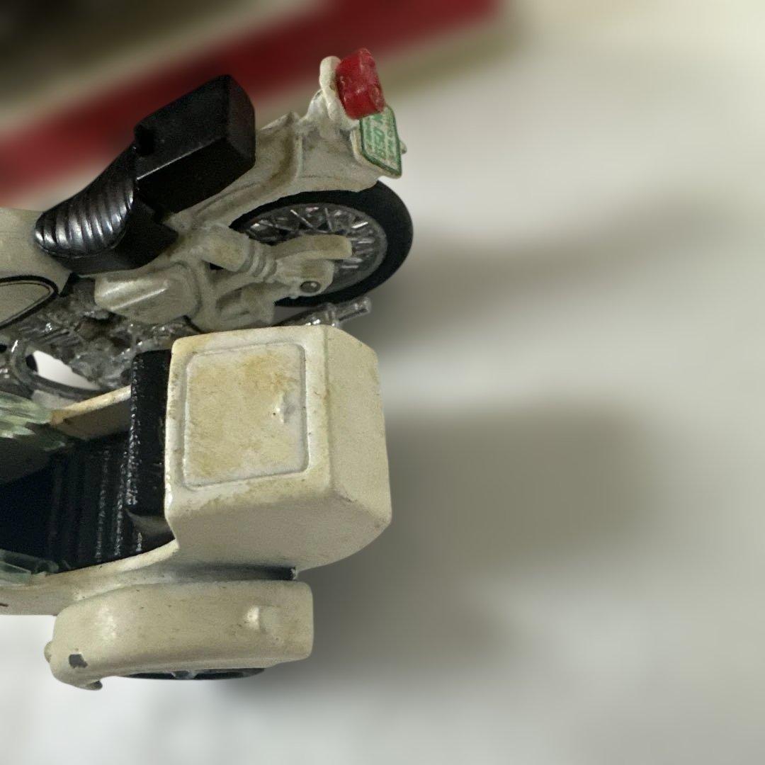 ダイアペットNo.２７２ カワサキバイク　白バイサイドカー