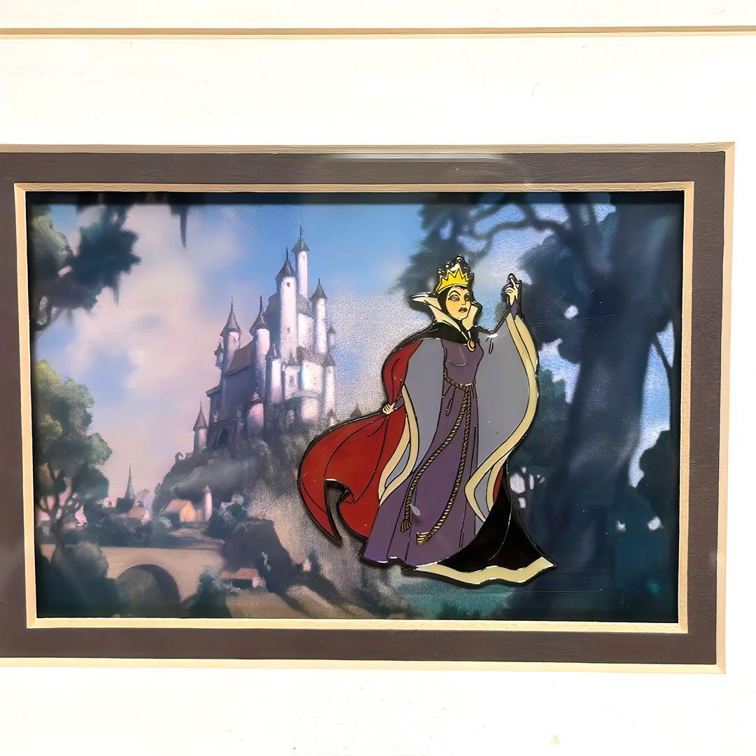 ディズニー　ヴィランズ　世界1000枚限定　ピンバッジ　額装ピンセット