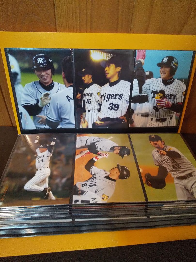 超レア！阪神タイガースウエハース！写真型プロマイド52枚等計119枚！