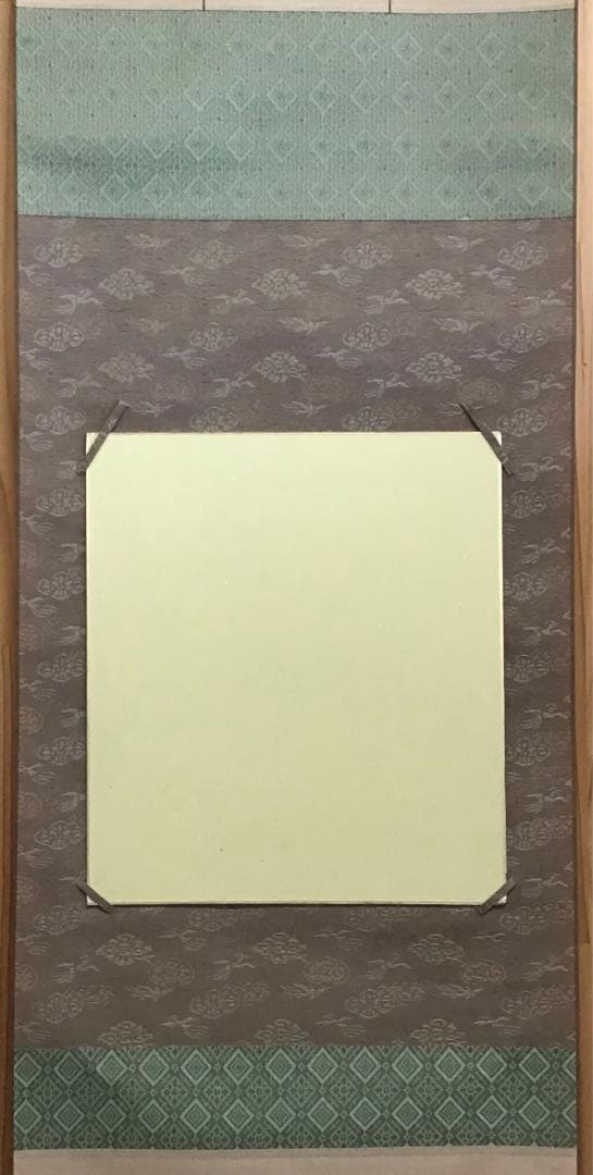 K茶道具　掛軸　色紙掛(写真の色紙は付属しません)　紙箱　S989KJ