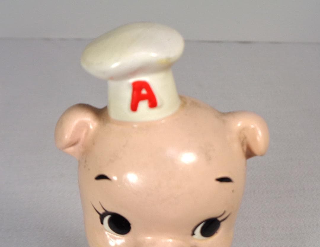 エースコック 首振り人形 POGGY COOK 陶器製