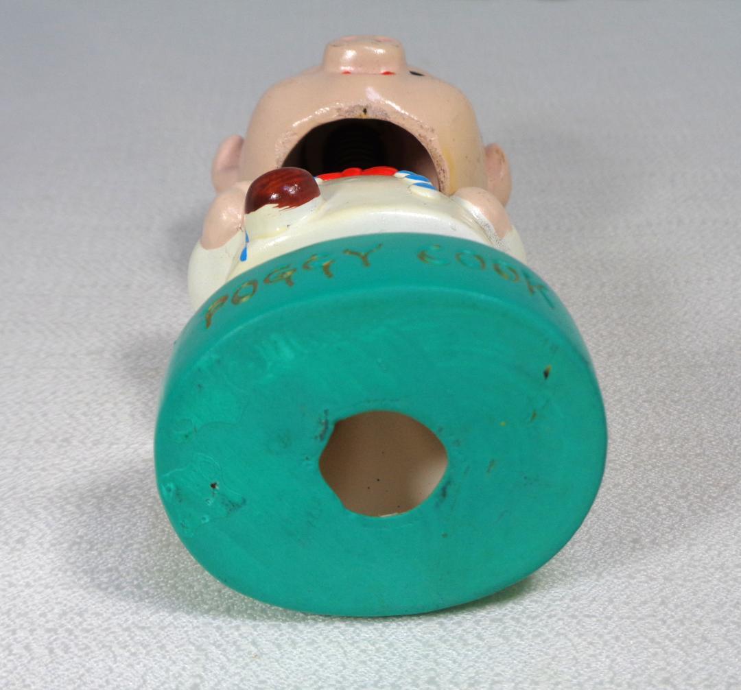 エースコック 首振り人形 POGGY COOK 陶器製