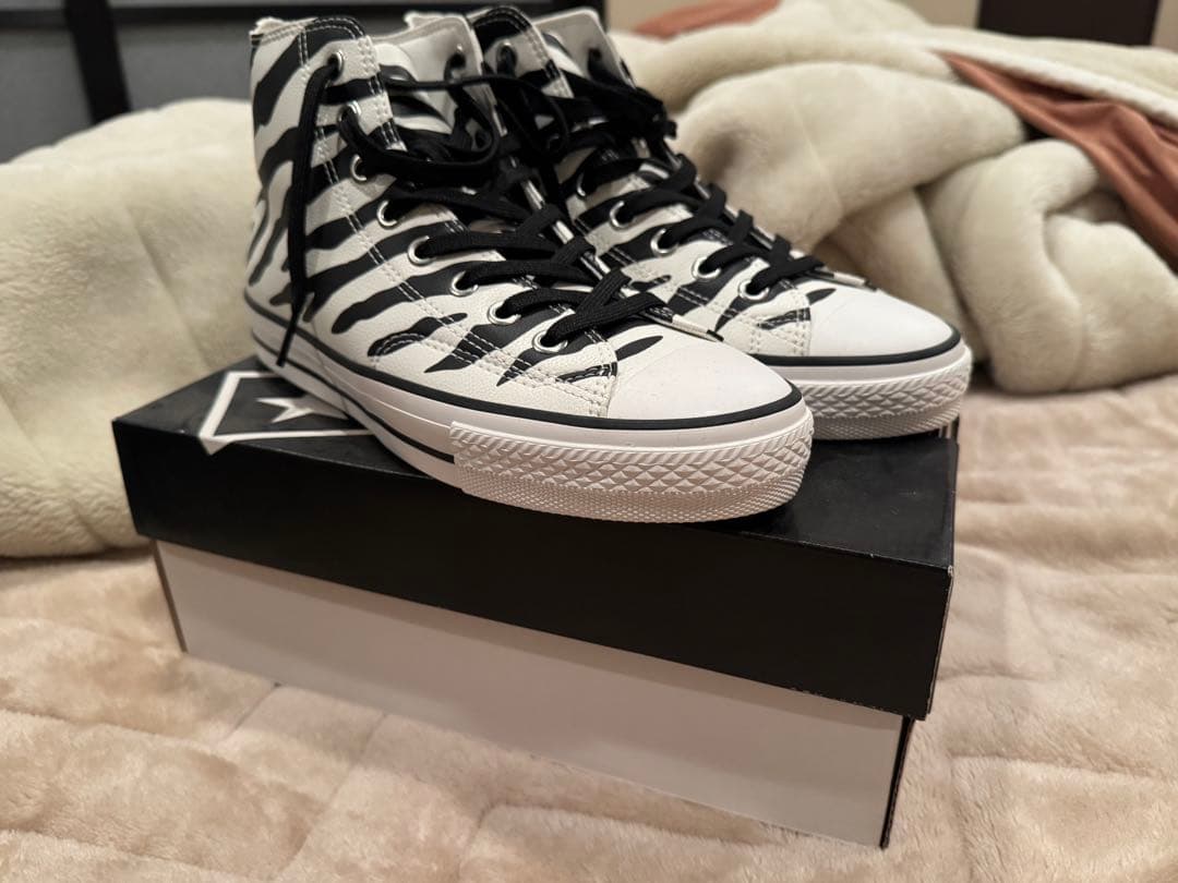 新品コンバースオールスターゴルフシューズ ゼブラ 25.5cm