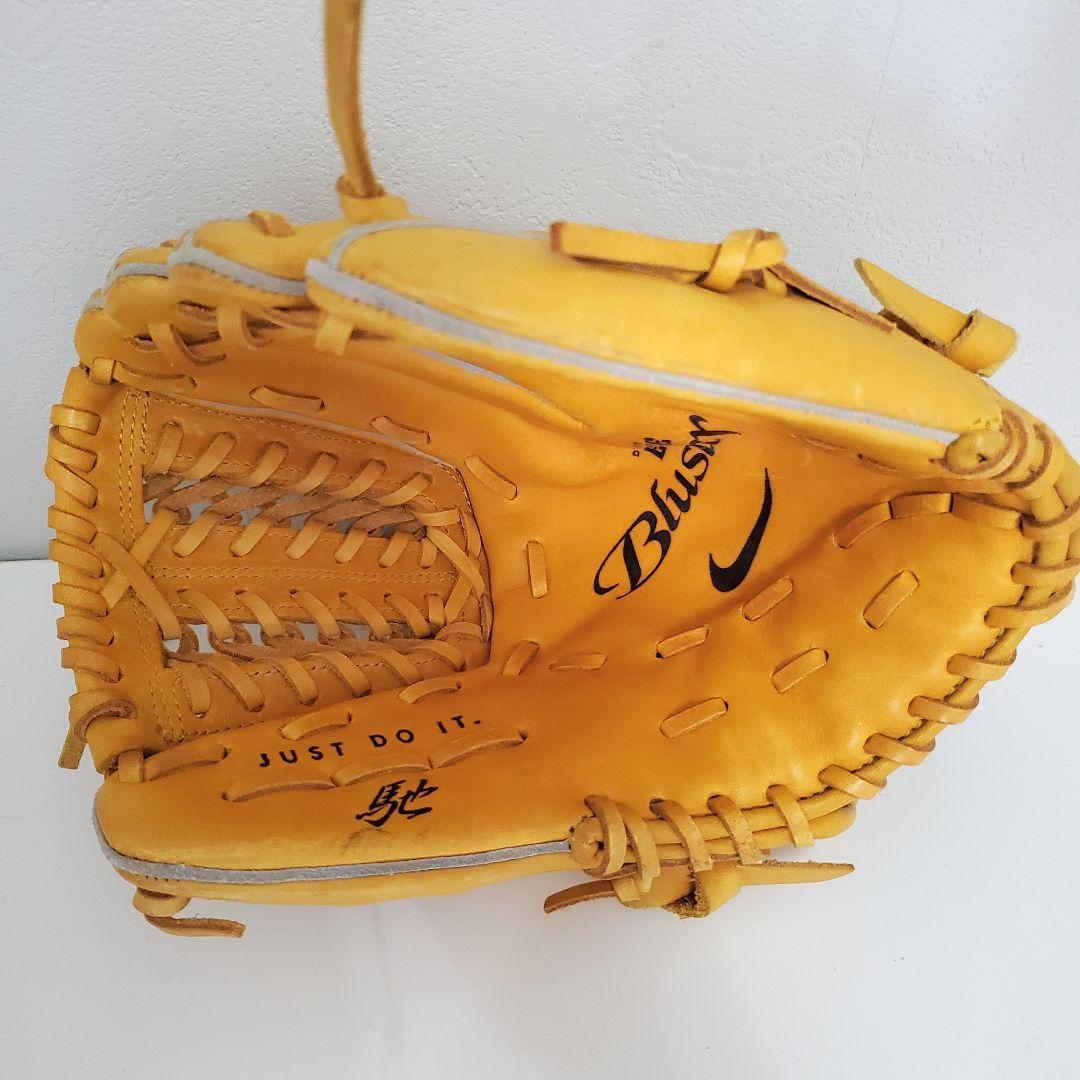 【美品】ナイキNIKE グローブ Bluster2 馳 限定モデル 外野 軟式