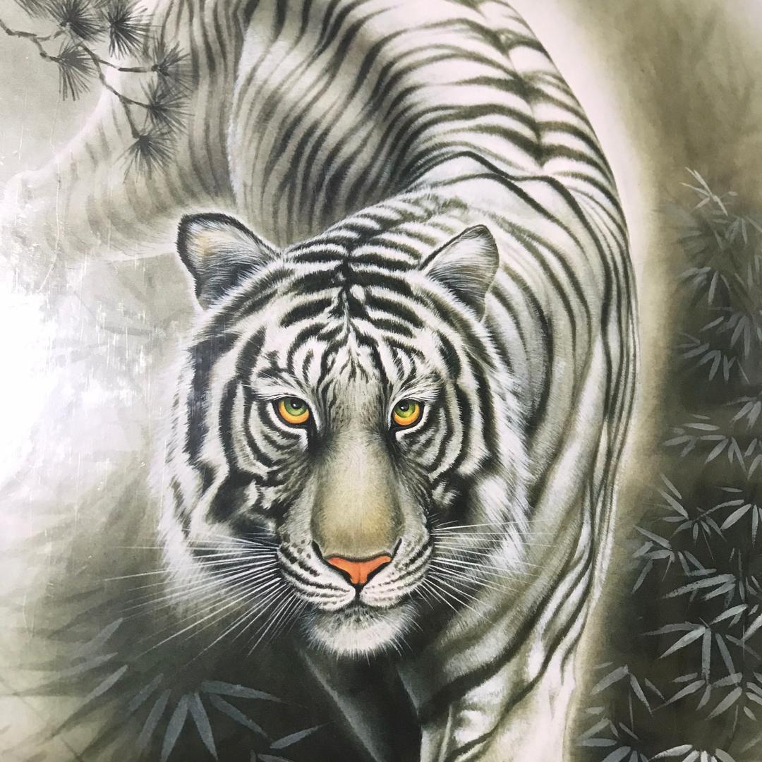 【廃番品】ジグソーパズル 開運 白虎図 関口猪一郎 3000ピース パズルの達人