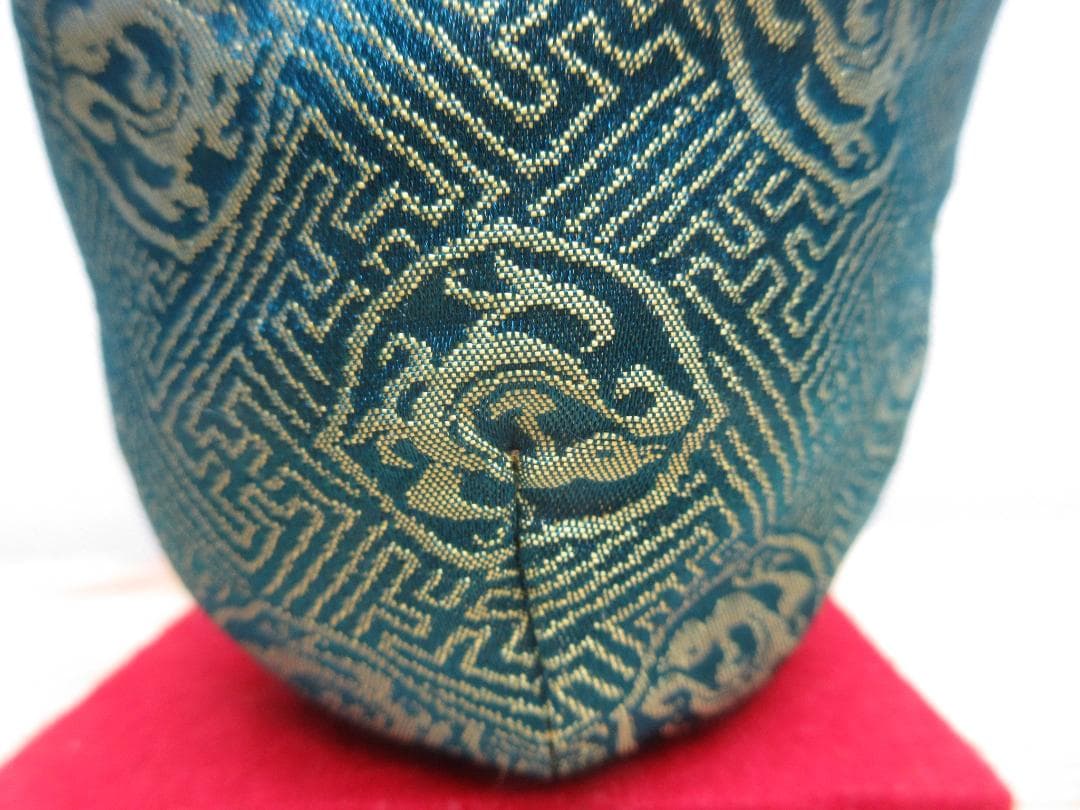 送料込【逢絢亭・新品】茶道具 仕覆 四滴茶入仕覆 正絹 細川緞子 日本製