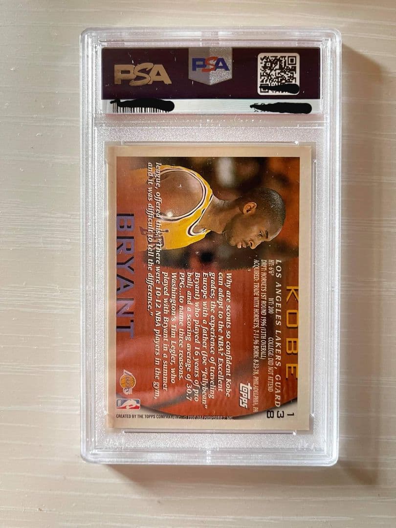 NBA カード Kobe Bryant  Rc PSA9 コービーブライアント