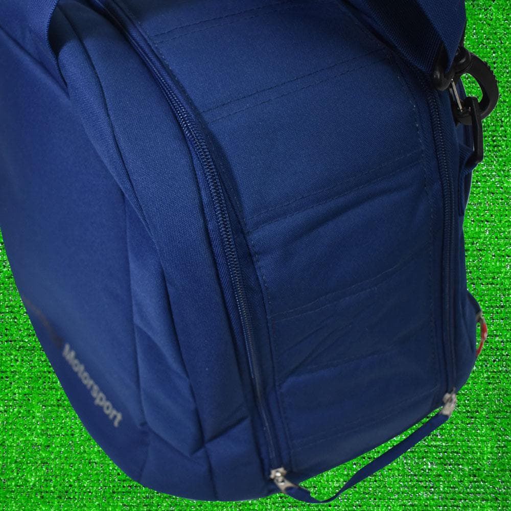 /モータースポーツ ボストンバッグ【ネイビー】新品！