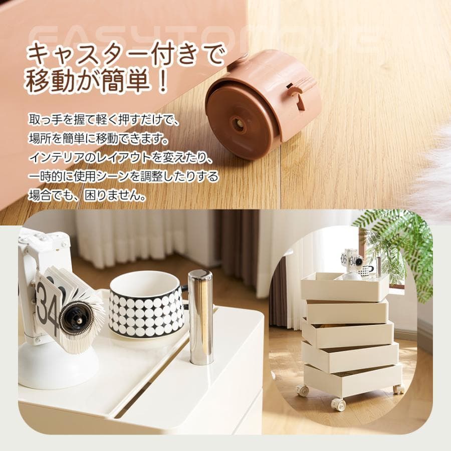 訳あり部品デスクワゴン サイドワゴン 収納 キャビネット 1326-170