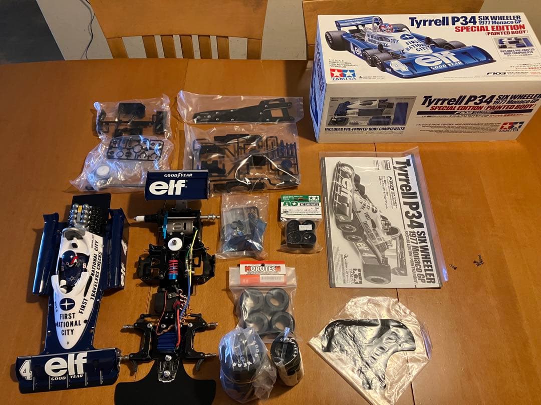 タミヤ　タイレルP34 モナコ　メカパーツ付き