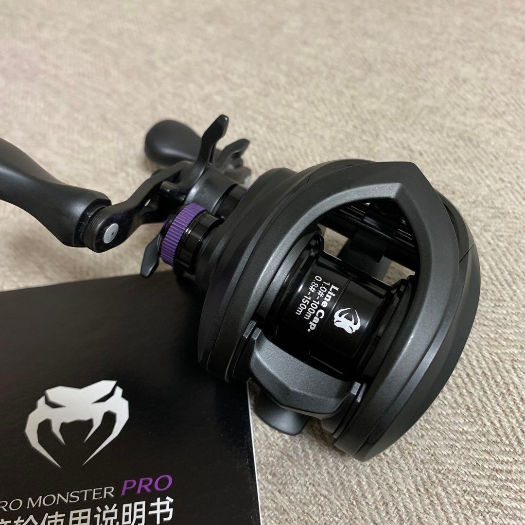 人気 kingdom MICRO MONSTAR PRO 左巻き ベイトリール