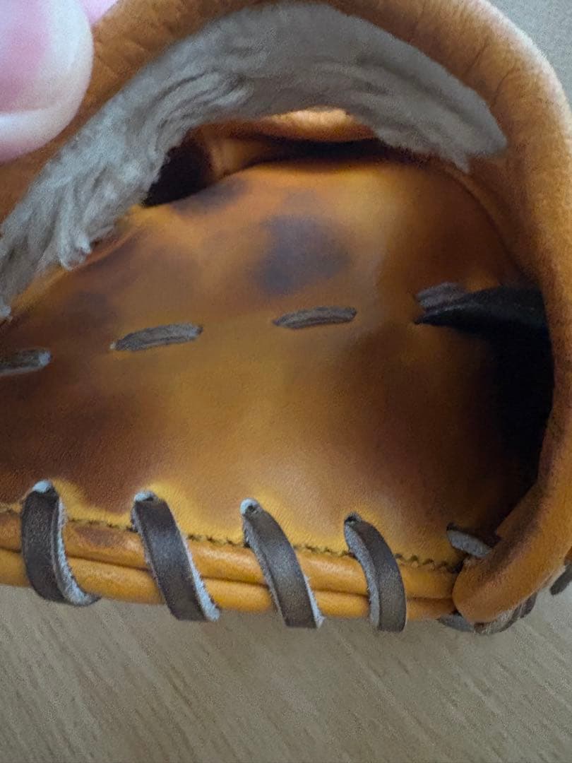 アシックス軟式グローブ オレンジ