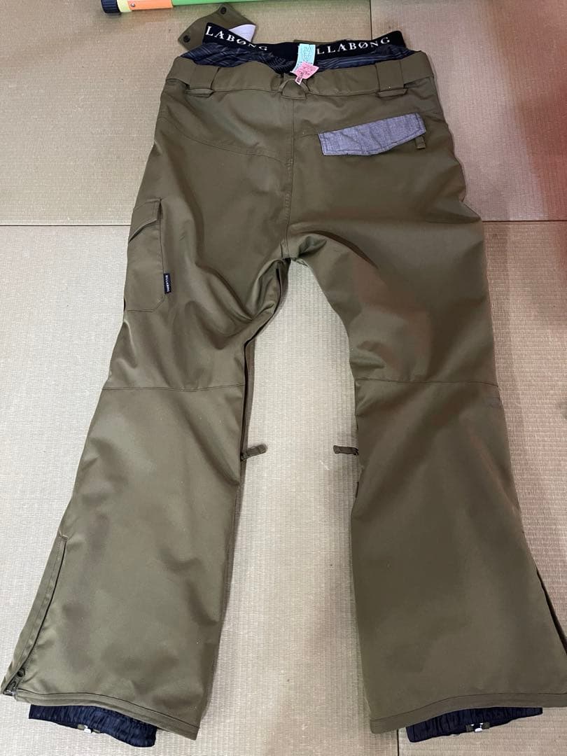 ビラボン　スノーボードウェア　セット　Lサイズ ブラック×カーキ