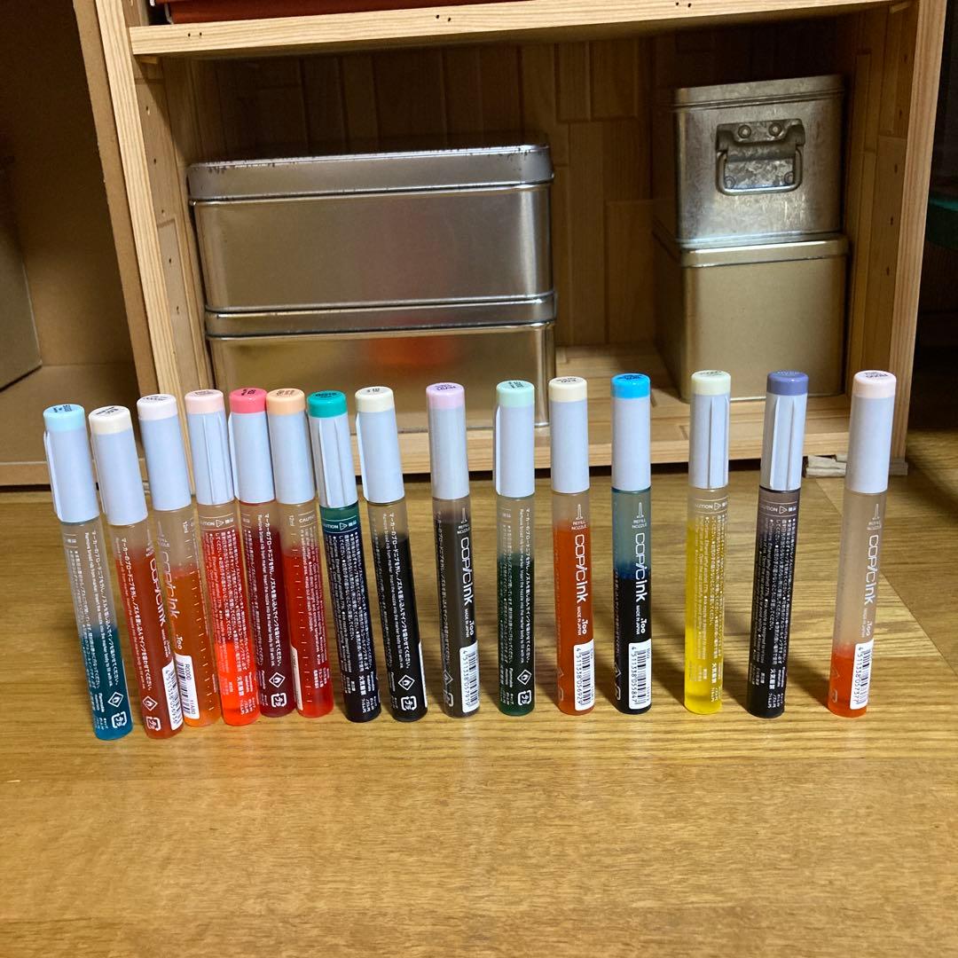 コピックインク未使用71本＆使用中30本合わせて101本さらにおまけ付き