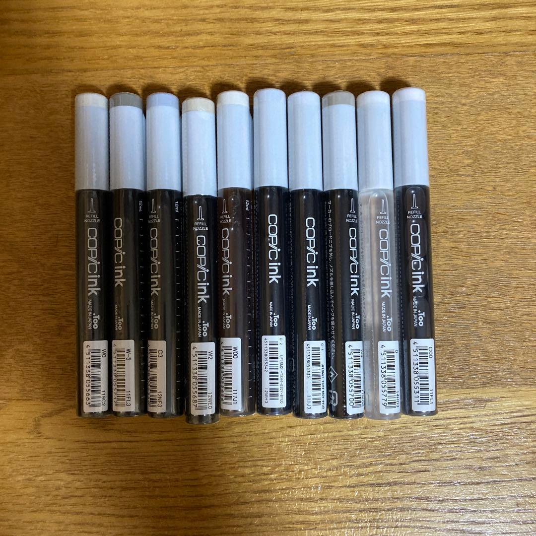 コピックインク未使用71本＆使用中30本合わせて101本さらにおまけ付き