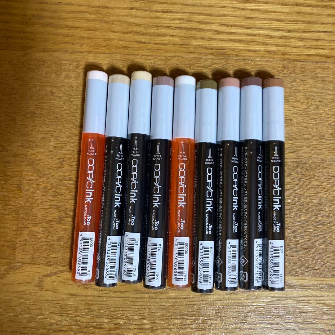 コピックインク未使用71本＆使用中30本合わせて101本さらにおまけ付き