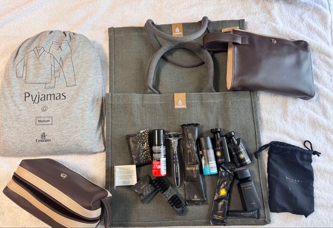 エミレーツ航空★ファーストクラス★アメニティーセット★
