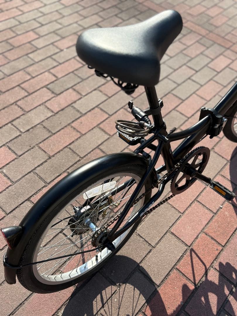 HIKARUさん専用 ブラッキー折り畳み自転車(20㌅)