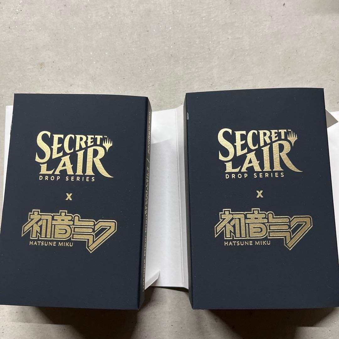 MTGシークレットレイヤー　初音ミク　夏　英語版 FOIL　開封品　2box