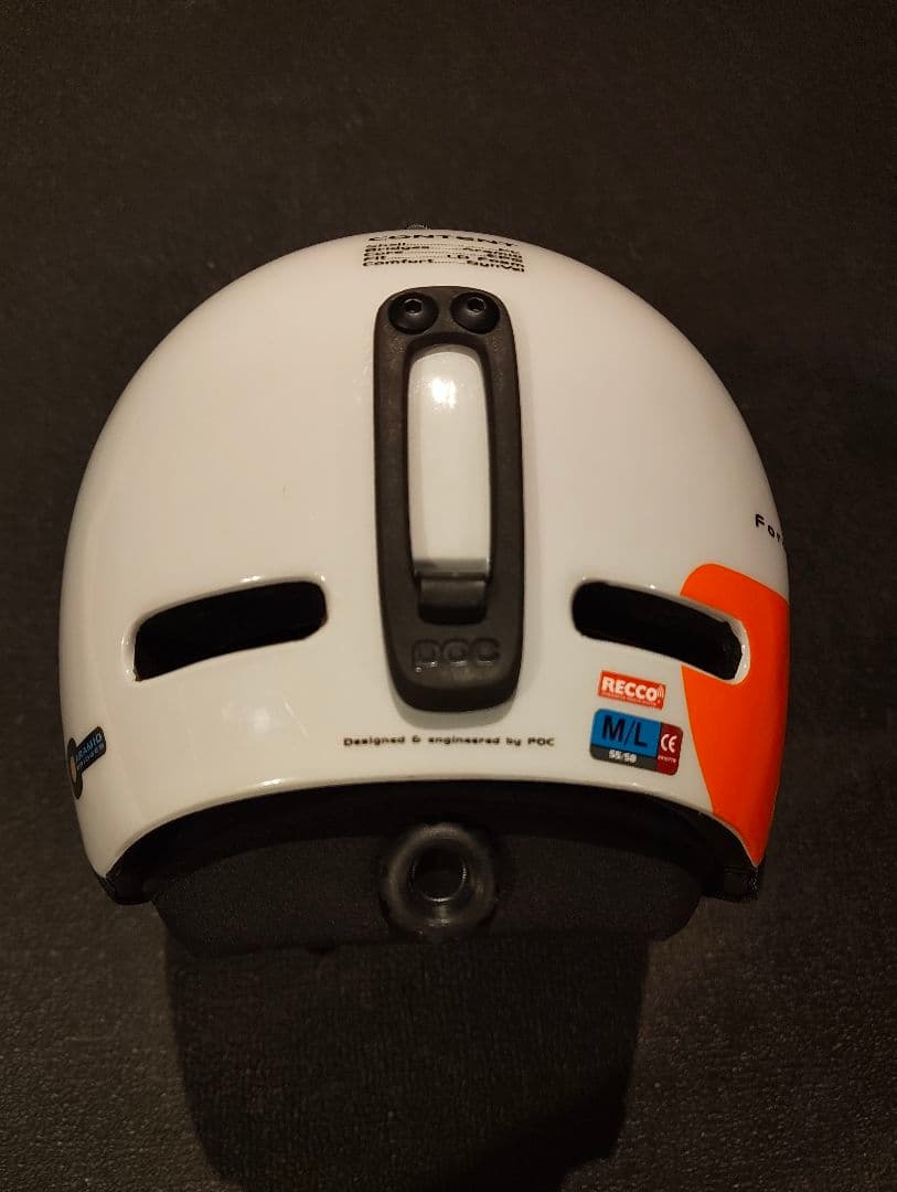 POC Fornix ヘルメット ホワイト/オレンジ