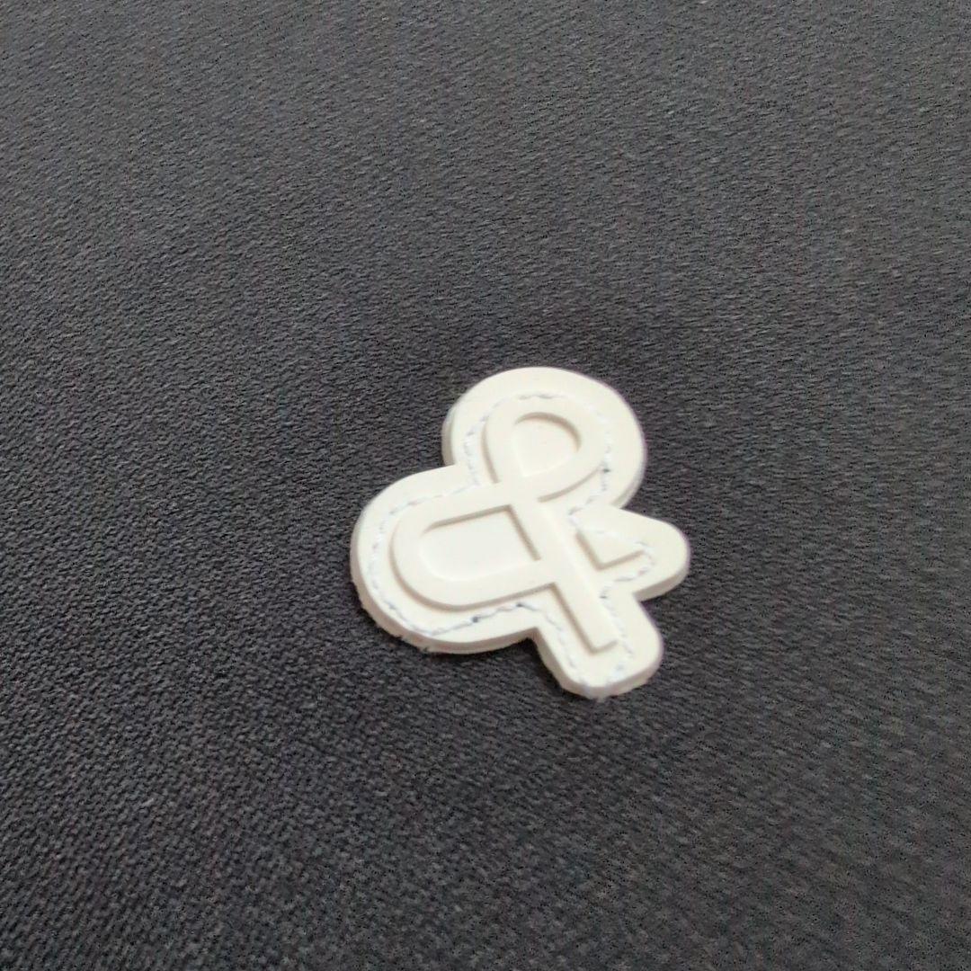 【極美品】アンパスィゴルフ　モックネックシャツ長袖　サイドライン　黒　L