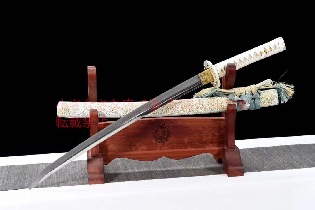 T10焼刃三色研磨小烏丸『常青藤』 古兵器 武具 刀装具 日本刀 模造刀 居合刀