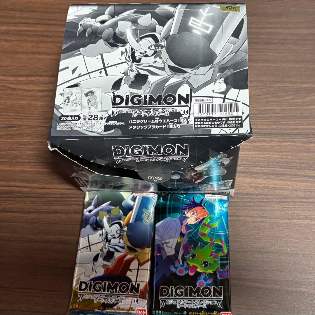 デジモン ビジュアルアートコレクション カードウエハース 全28種コンプリート
