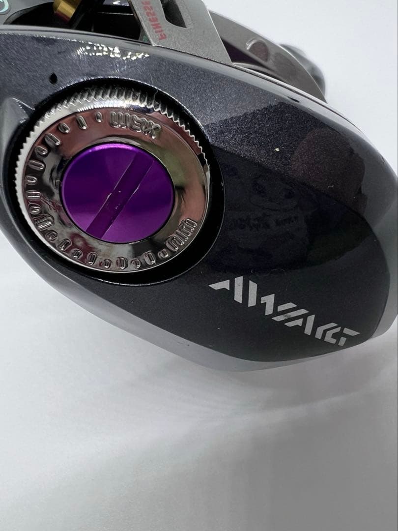 中古美品★ダイワ★アルファスフィネスカスタム★KTF★フルカスタム★左パープル