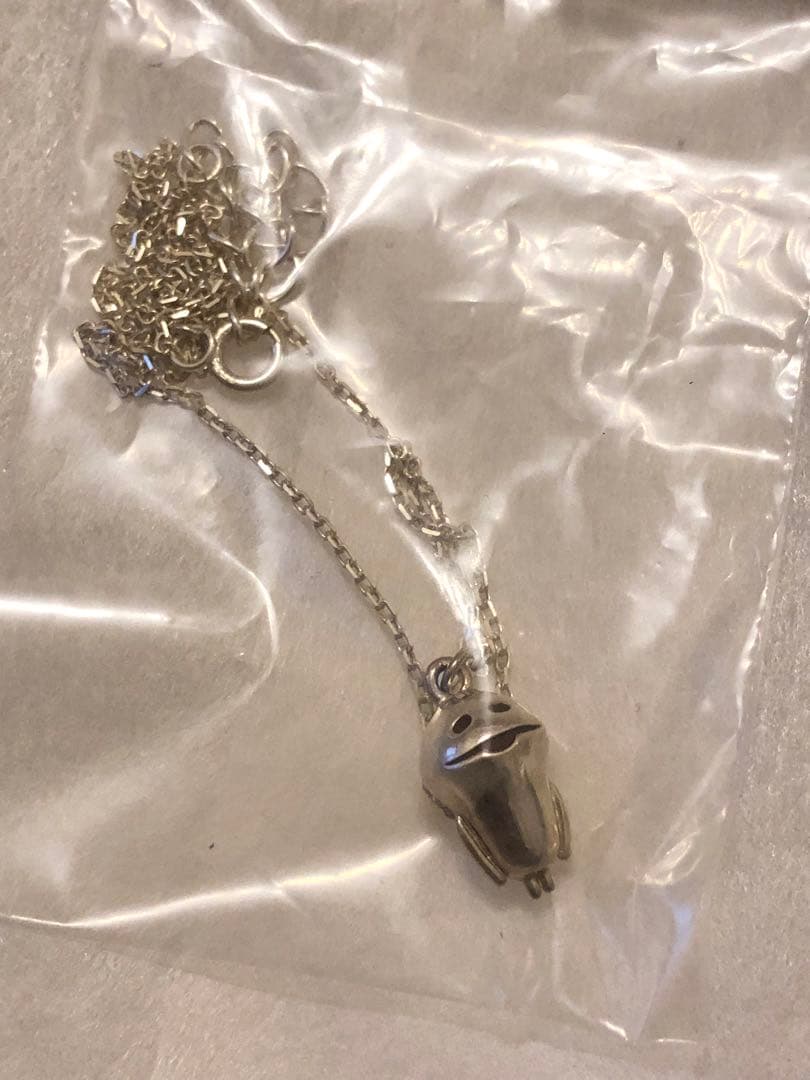 なめこ栽培キット　なめこシルバーネックレス