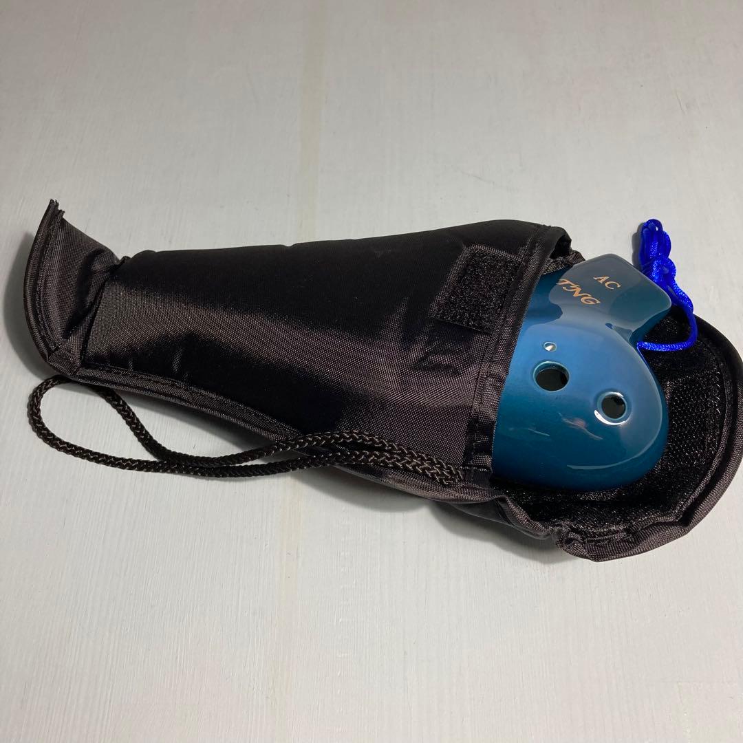 【新品未使用】TNGオカリナ ダブル アルト C管 グラデーションブルー 青